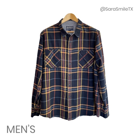 American Rag Other - {AMERICAN RAG} Men’s Plaid Flannel Long Sleeve Button Down Shirt
